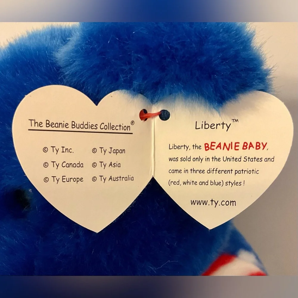 Ty blue Liberty buddy